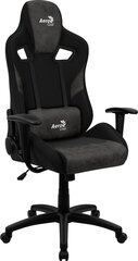 Žaidimų kėdė Aerocool COUNT AeroSuede, juoda цена и информация | Офисные кресла | pigu.lt