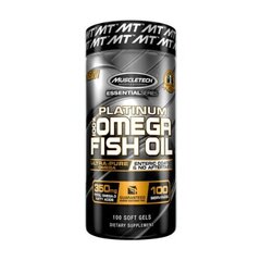 Maisto papildai: žuvų taukai MuscleTech Platinum Fish Oil, 100 kapsulių kaina ir informacija | Vitaminai | pigu.lt