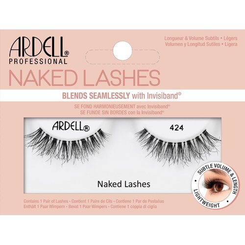 Priklijuojamos blakstienos Ardell Naked Lashes 424 1.0ks Black цена и информация | Priklijuojamos blakstienos, blakstienų rietikliai | pigu.lt