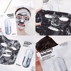 Valanti lakštinė veido kaukė Dr.Jart+ Dermask Ultra Jet Porecting Solution Bubbling Charcoal, 1 vnt.  kaina ir informacija | Veido kaukės, paakių kaukės | pigu.lt