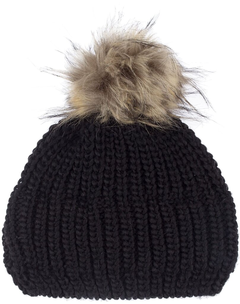 Starling žieminė kepurė mergaitėms Elsa, black цена и информация | Žiemos drabužiai vaikams | pigu.lt