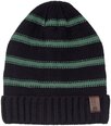Starling зимняя шапка для мальчиков Nico, black/green