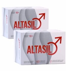 Пищевая добавка для мужчин Altasil, 120 капсул цена и информация | Витамины, пищевые добавки, препараты для хорошего самочувствия | pigu.lt