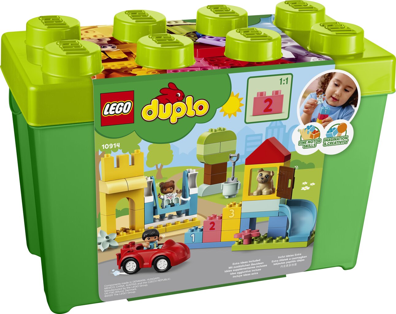 10914 LEGO® DUPLO Didelė kaladėlių dėžė kaina ir informacija | Konstruktoriai ir kaladėlės | pigu.lt