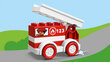 10917 LEGO® DUPLO Ugniagesių automobilis цена и информация | Konstruktoriai ir kaladėlės | pigu.lt