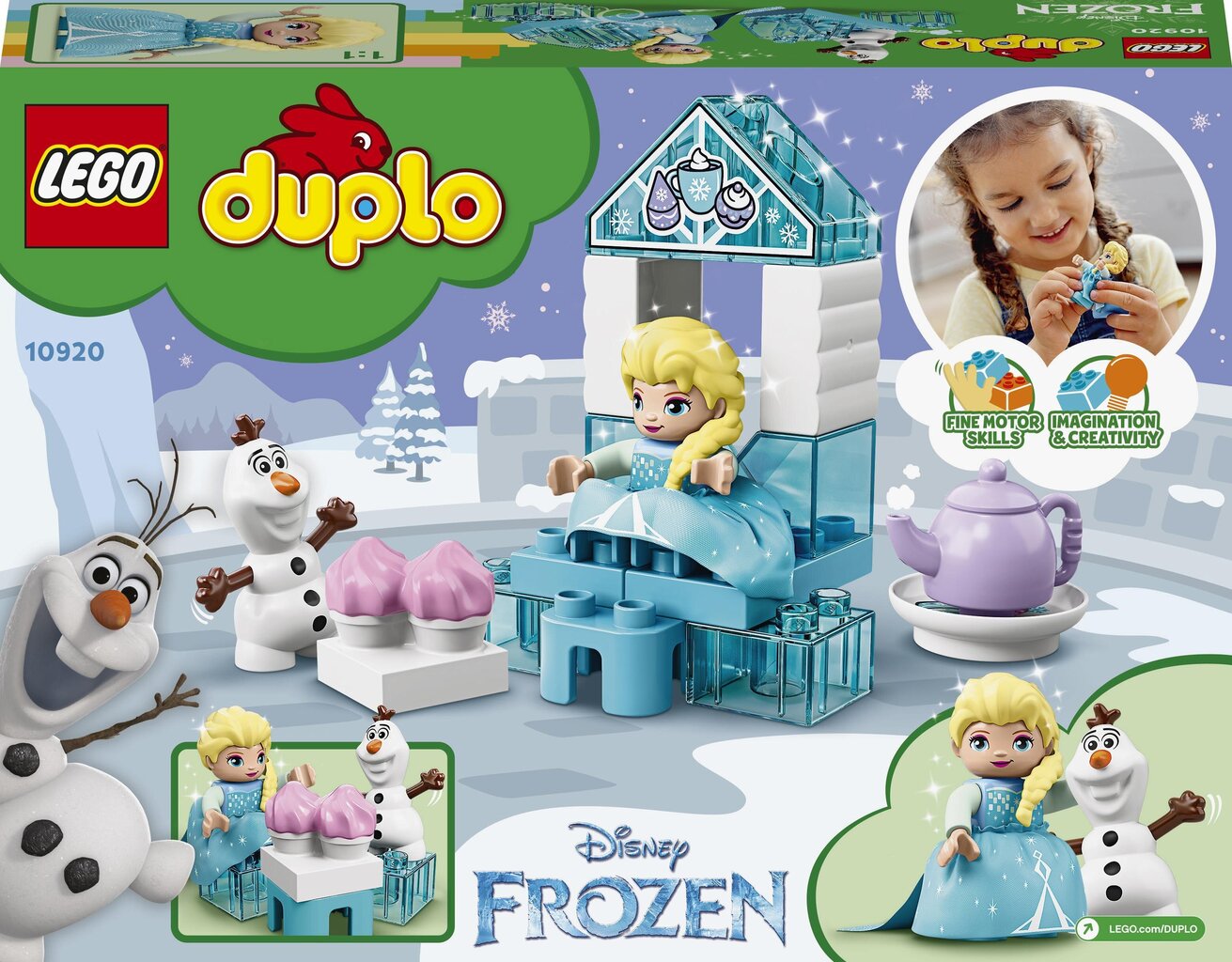 10920 LEGO® DUPLO Elzos ir Olafo arbatėlė цена и информация | Konstruktoriai ir kaladėlės | pigu.lt