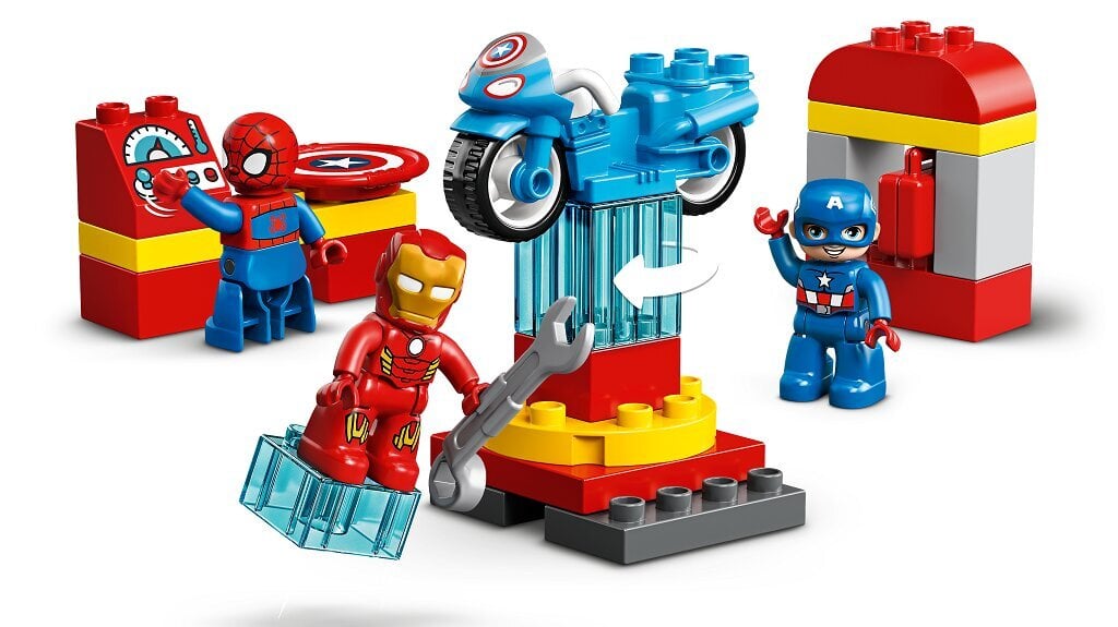 10921 LEGO® DUPLO Superherojų laboratorija kaina ir informacija | Konstruktoriai ir kaladėlės | pigu.lt
