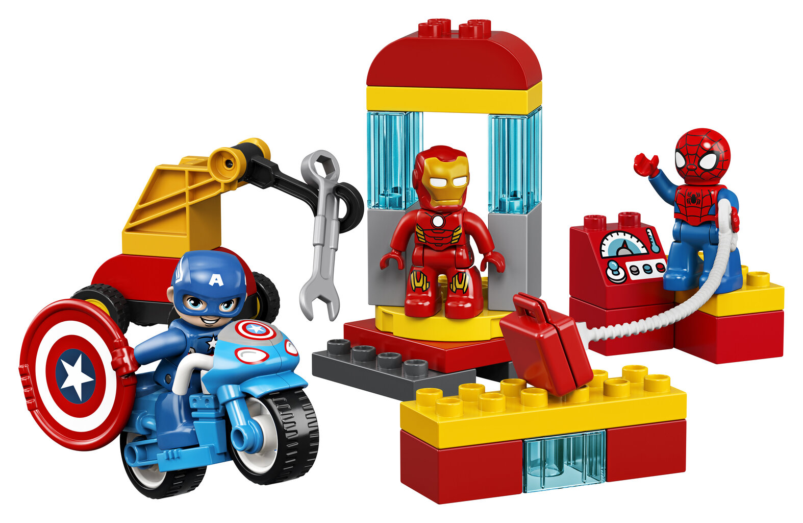 10921 LEGO® DUPLO Superherojų laboratorija цена и информация | Konstruktoriai ir kaladėlės | pigu.lt