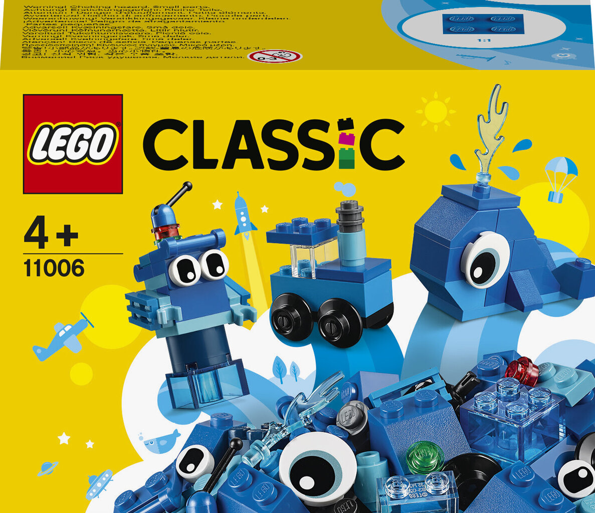 11006 LEGO® Classic Синие колодки цена | pigu.lt