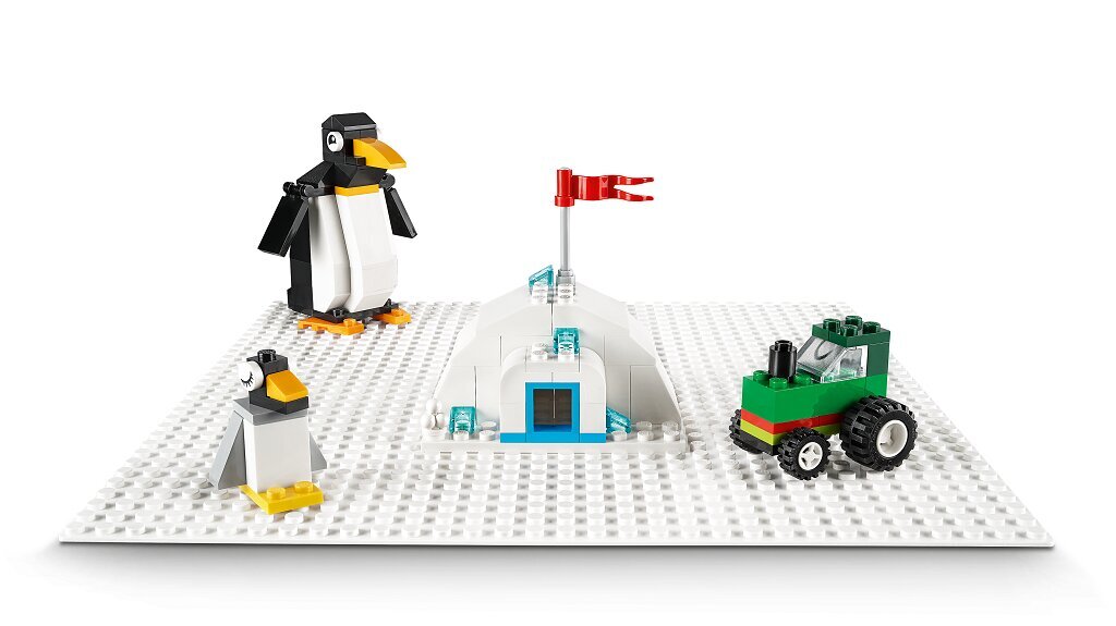 11010 LEGO® Classic Baltas pagrindas kaina ir informacija | Konstruktoriai ir kaladėlės | pigu.lt