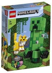 21156 LEGO® Minecraft BigFig Creeper BigFig с Оцелотом цена и информация | Конструкторы и кубики | pigu.lt
