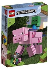 21157 LEGO® Minecraft BigFig свинья с зомби цена и информация | Конструкторы и кубики | pigu.lt