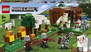 21159 LEGO® Minecraft Пост охраны грабителей цена и информация | Конструкторы и кубики | pigu.lt