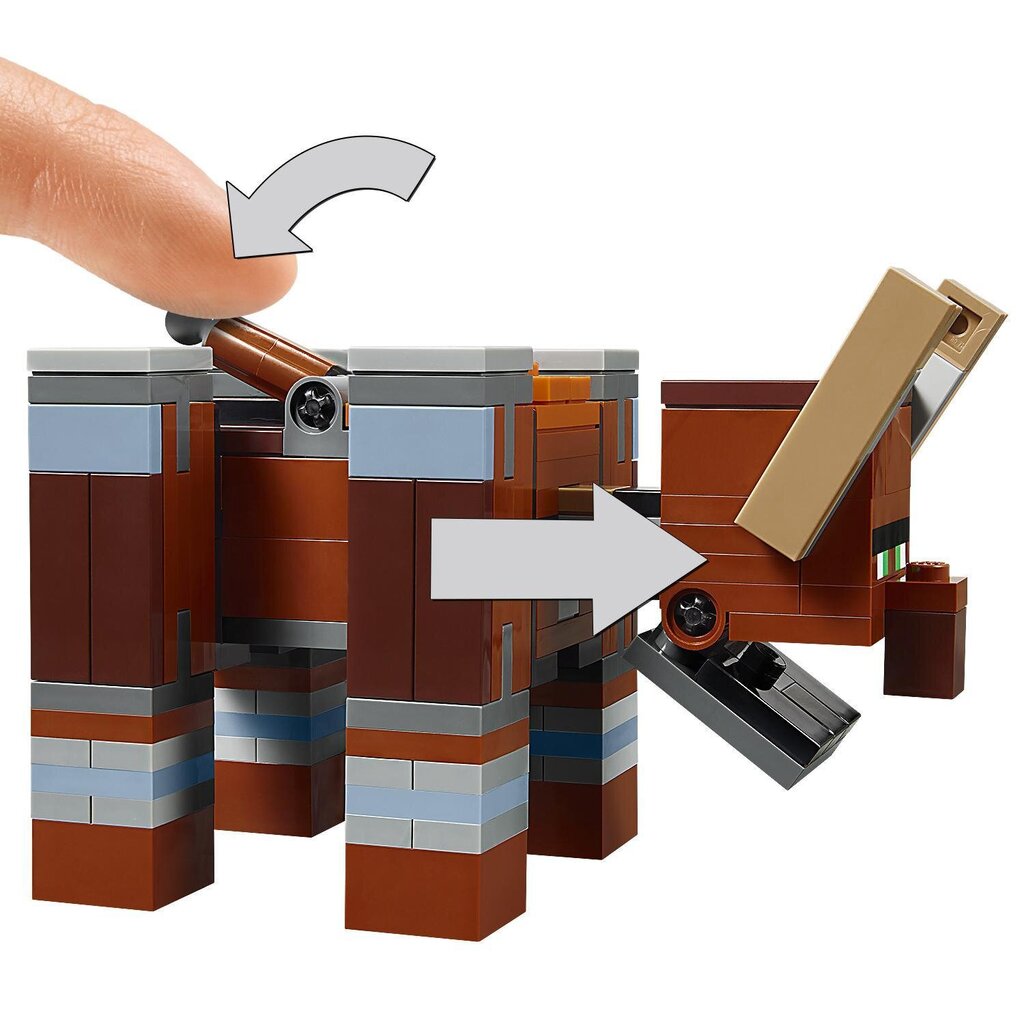 21160 LEGO® Minecraft Piktadario reidas kaina ir informacija | Konstruktoriai ir kaladėlės | pigu.lt