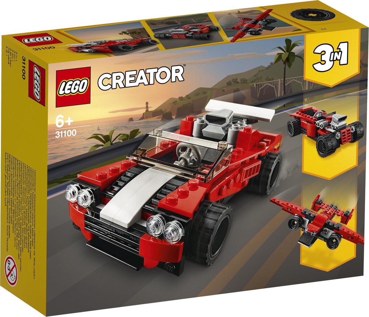 31100 LEGO® Creator Sportinis automobilis, 134 d. kaina ir informacija | Konstruktoriai ir kaladėlės | pigu.lt