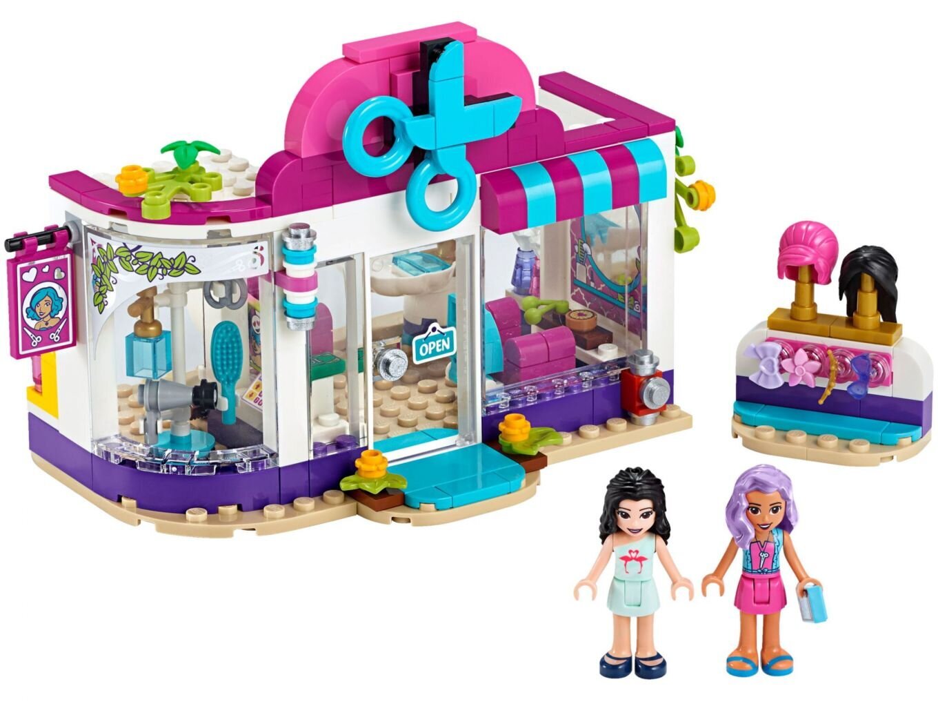 41391 LEGO® Friends Hartleiko miesto kirpykla kaina ir informacija | Konstruktoriai ir kaladėlės | pigu.lt