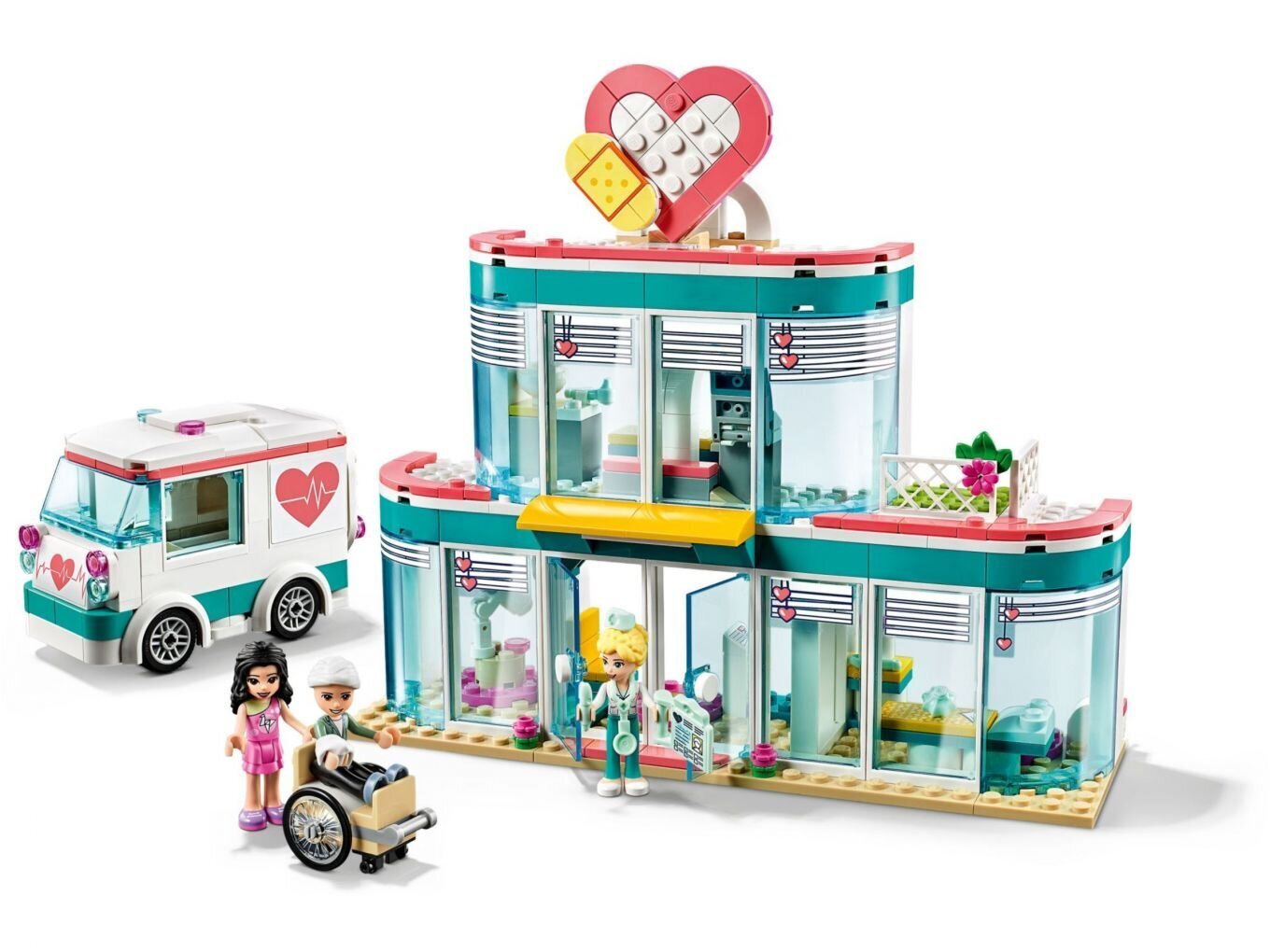 41394 LEGO® Friends Hartleiko miesto ligoninė цена и информация | Konstruktoriai ir kaladėlės | pigu.lt