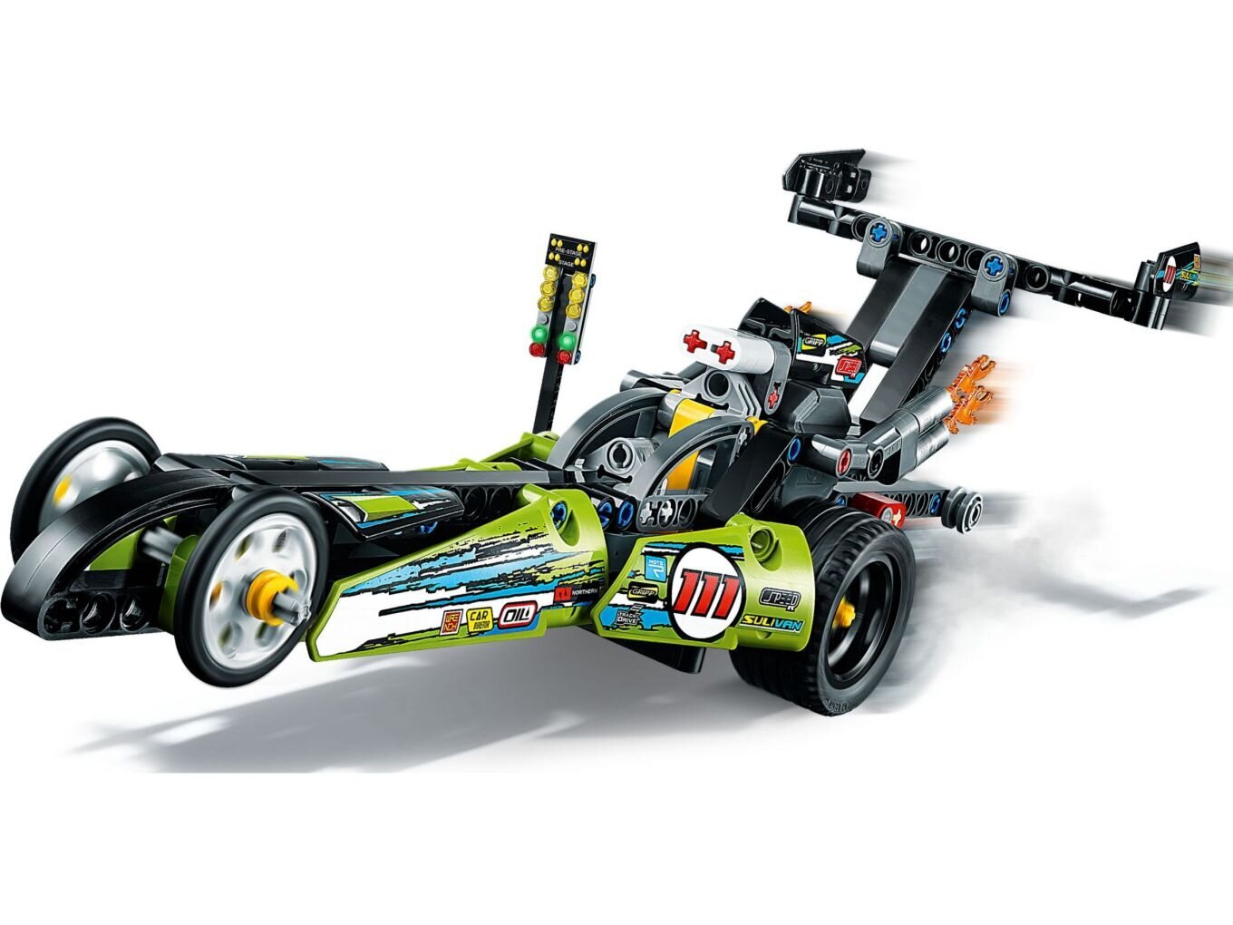 42103 LEGO® Technic Traukos lenktynių automobilis kaina ir informacija | Konstruktoriai ir kaladėlės | pigu.lt