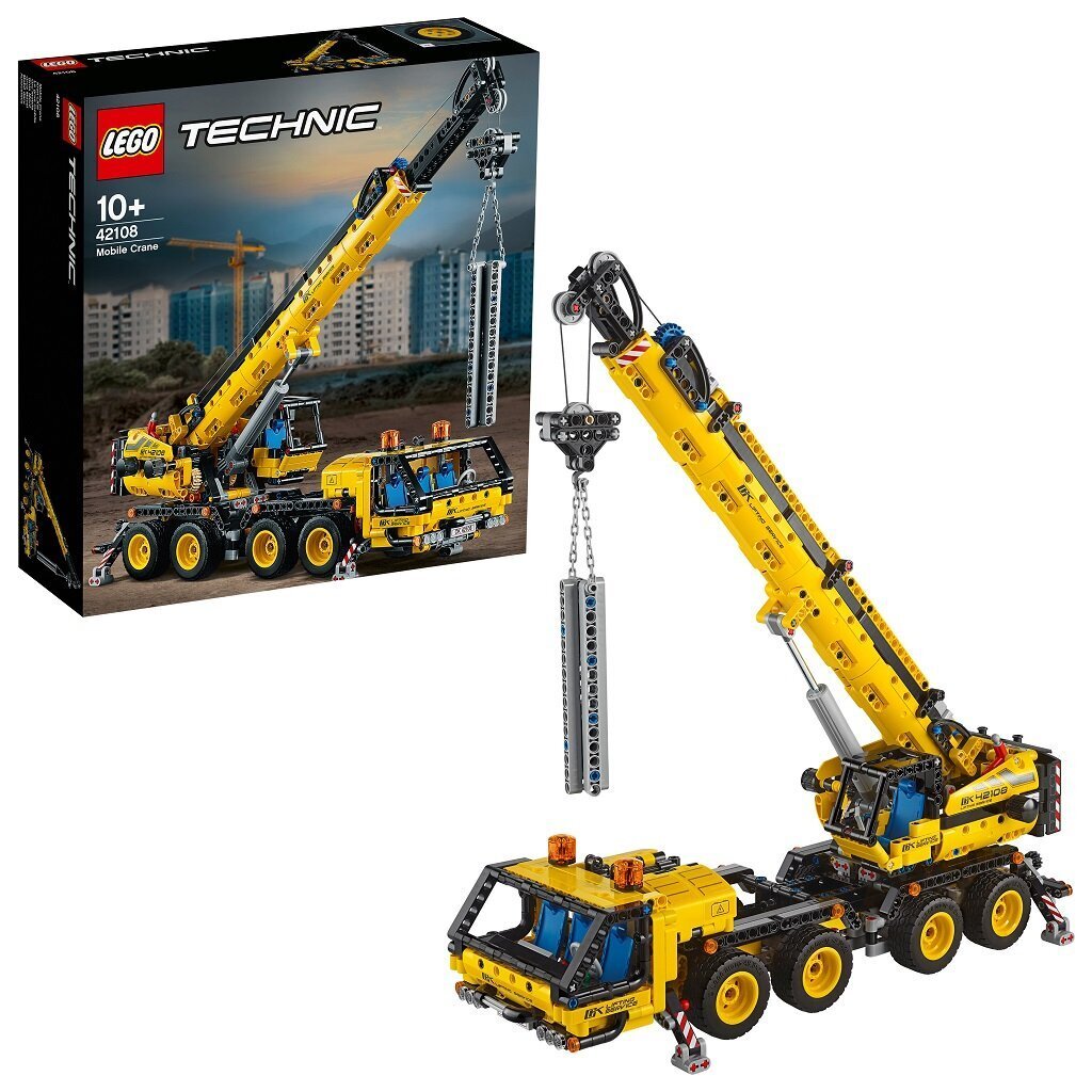 42108 LEGO® Technic Mobilusis kranas цена и информация | Konstruktoriai ir kaladėlės | pigu.lt