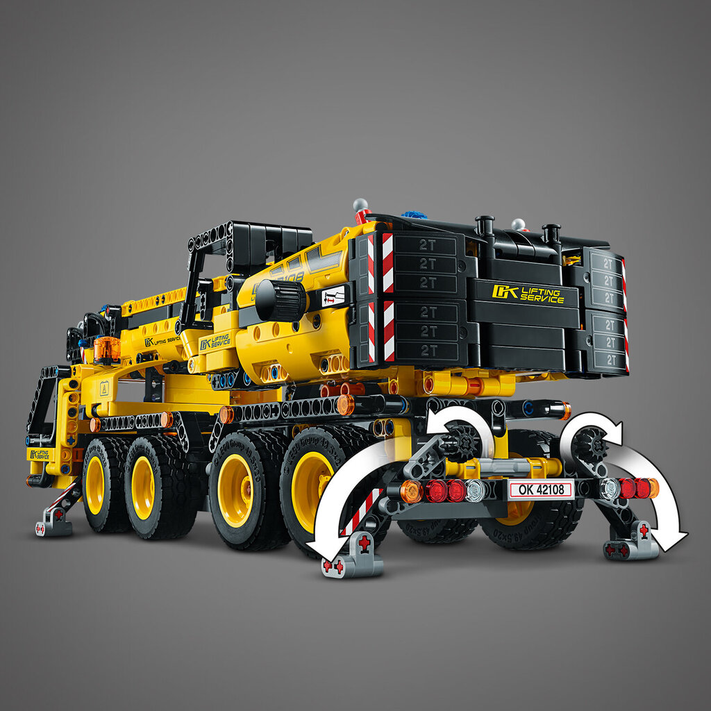 42108 LEGO® Technic Mobilusis kranas цена и информация | Konstruktoriai ir kaladėlės | pigu.lt