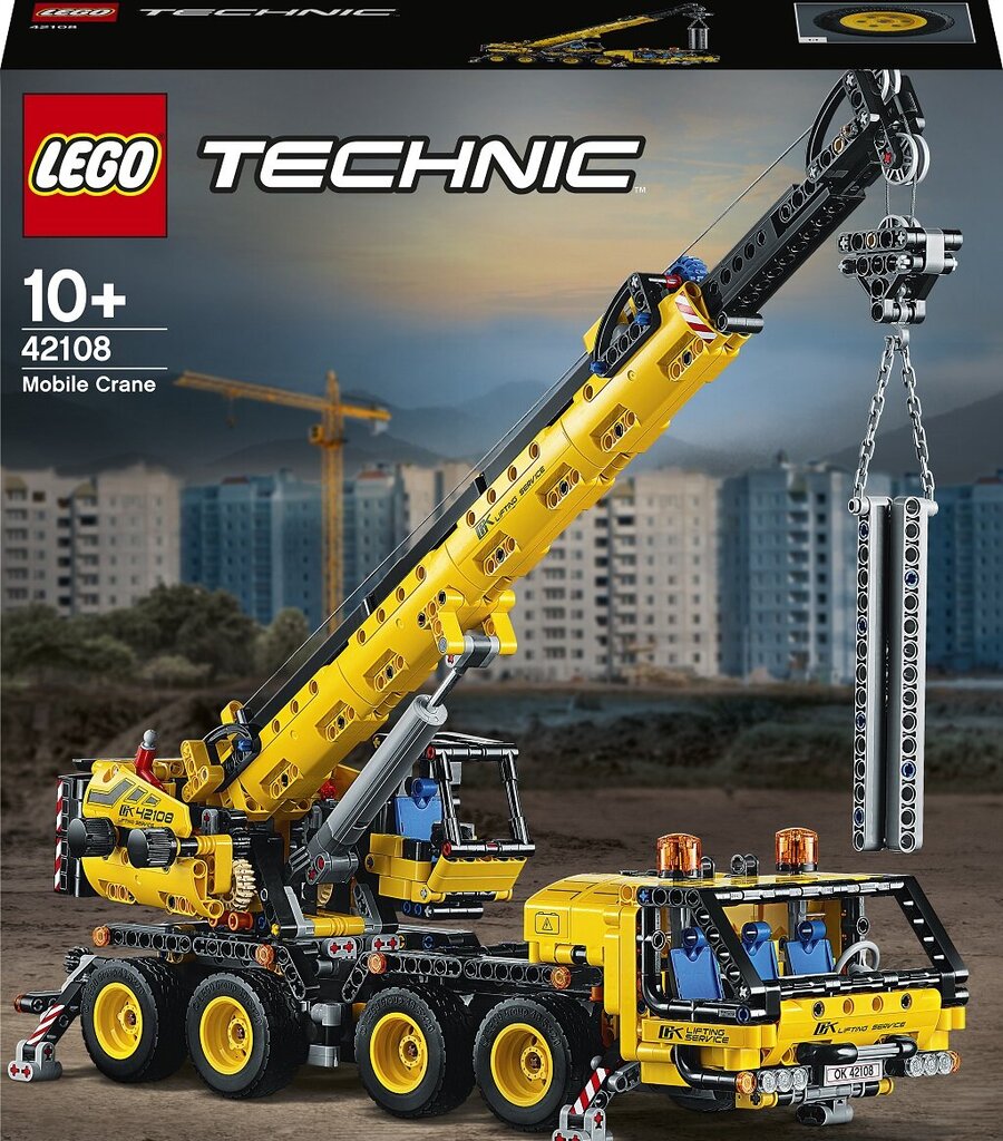 Конструктор Автокран Technic, совместимый с Lego цена | pigu.lt