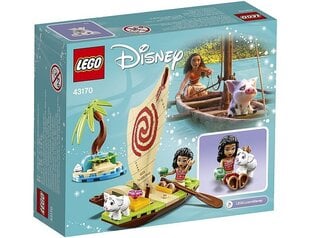 43170 LEGO® Disney Princess приключения Moana в океане цена и информация | Конструкторы и кубики | pigu.lt