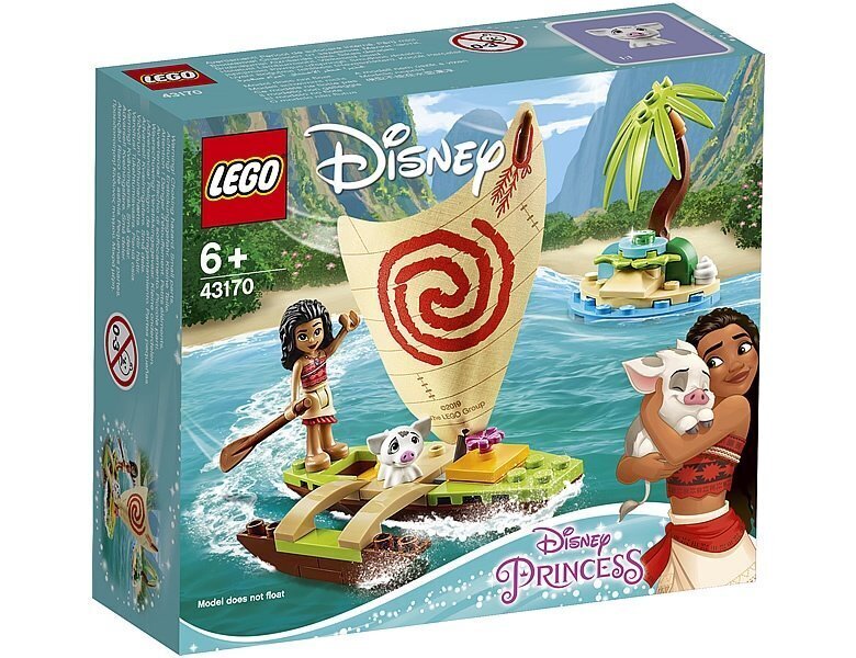 43170 LEGO® | Disney Princess Moanos nuotykiai vandenyne kaina ir informacija | Konstruktoriai ir kaladėlės | pigu.lt