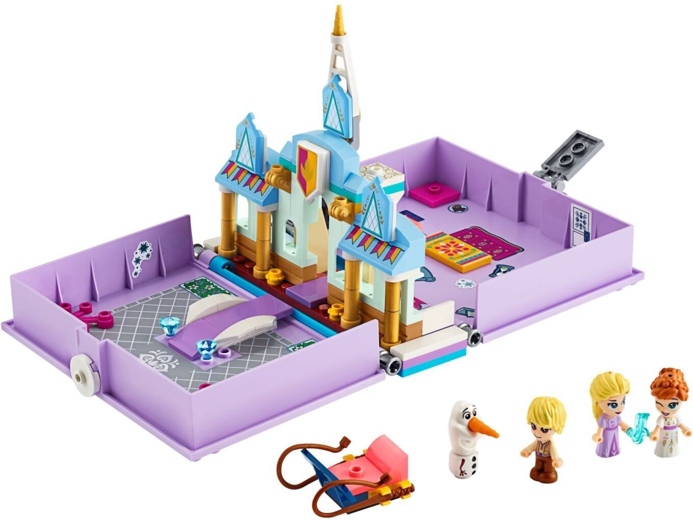 43175 LEGO® | Disney Frozen Anos ir Elzos nuotykių knygelė kaina ir informacija | Konstruktoriai ir kaladėlės | pigu.lt