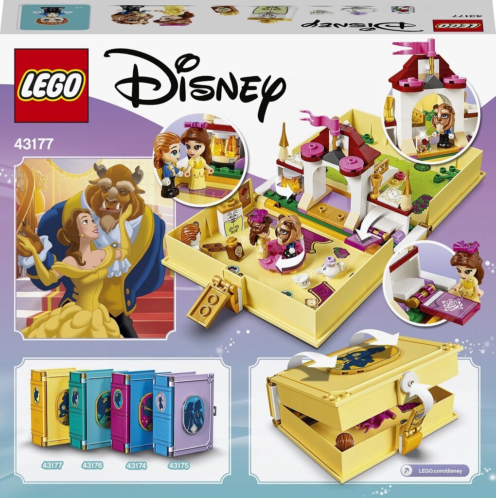 43177 LEGO® | Disney Princess Gražuolės nuotykių knygelė kaina ir informacija | Konstruktoriai ir kaladėlės | pigu.lt