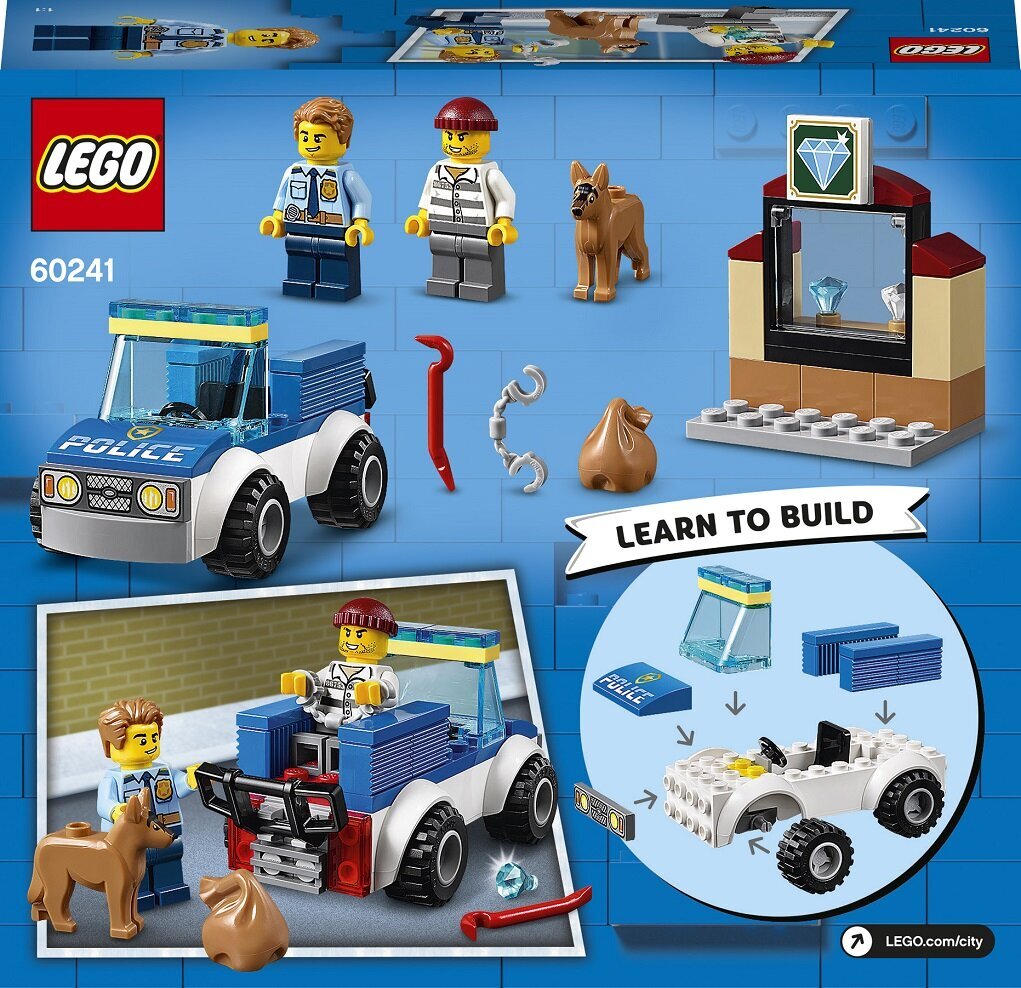 60241 LEGO® City Policijos šunų padalinys kaina ir informacija | Konstruktoriai ir kaladėlės | pigu.lt