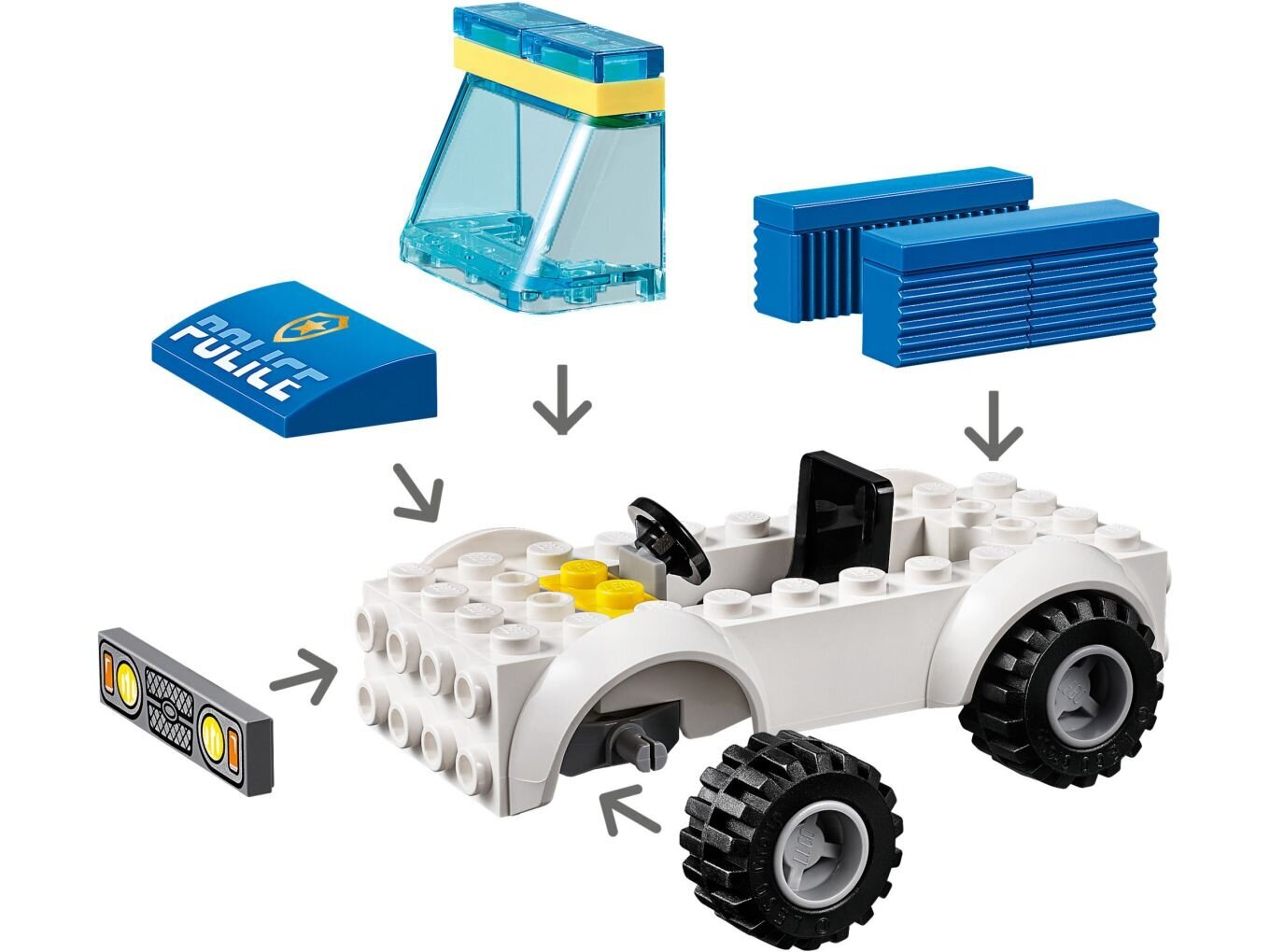 60241 LEGO® City Policijos šunų padalinys kaina ir informacija | Konstruktoriai ir kaladėlės | pigu.lt