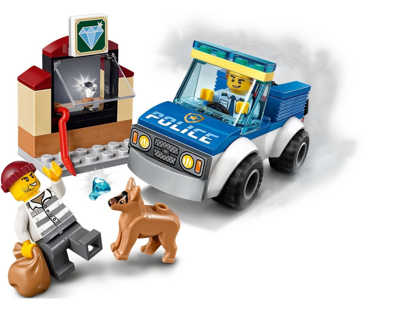 60241 LEGO® City Policijos šunų padalinys kaina ir informacija | Konstruktoriai ir kaladėlės | pigu.lt