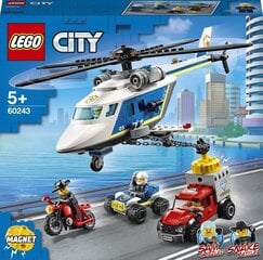 60243 LEGO® City Police Преследование полицейским вертолетом цена и информация | Конструкторы и кубики | pigu.lt
