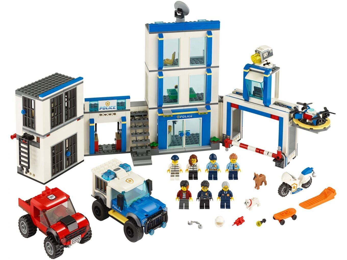 60246 LEGO® City Policijos nuovada цена и информация | Konstruktoriai ir kaladėlės | pigu.lt