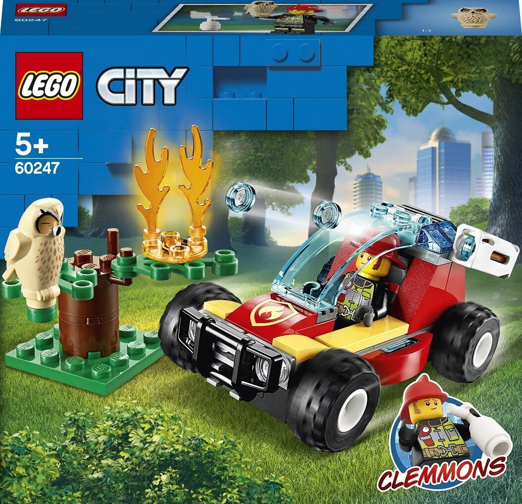 60247 LEGO® City Miško gaisras цена и информация | Konstruktoriai ir kaladėlės | pigu.lt