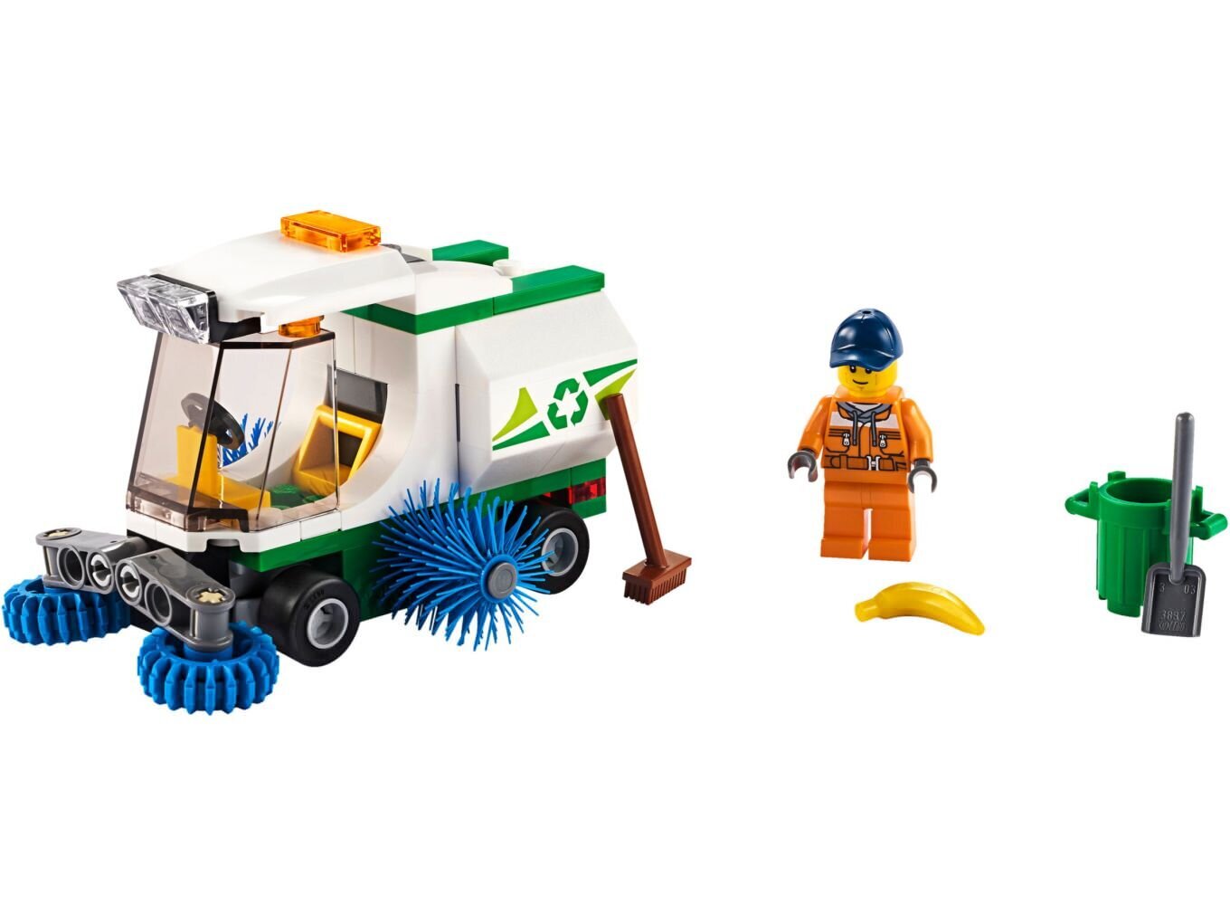 60249 LEGO® City Šluojamoji mašina kaina ir informacija | Konstruktoriai ir kaladėlės | pigu.lt