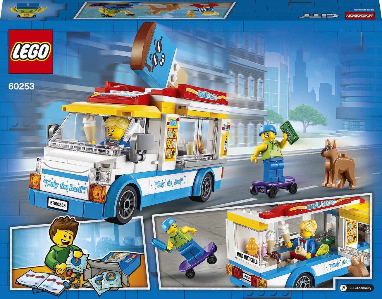 60253 LEGO® City Ledų autobusiukas kaina ir informacija | Konstruktoriai ir kaladėlės | pigu.lt