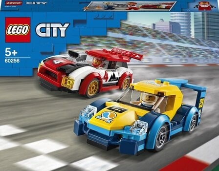60256 LEGO® City Lenktyniniai automobiliai kaina ir informacija | Konstruktoriai ir kaladėlės | pigu.lt