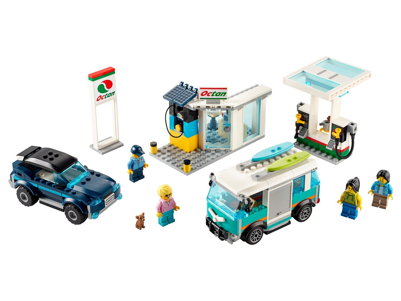 60257 LEGO® City Aptarnavimo stotis kaina ir informacija | Konstruktoriai ir kaladėlės | pigu.lt