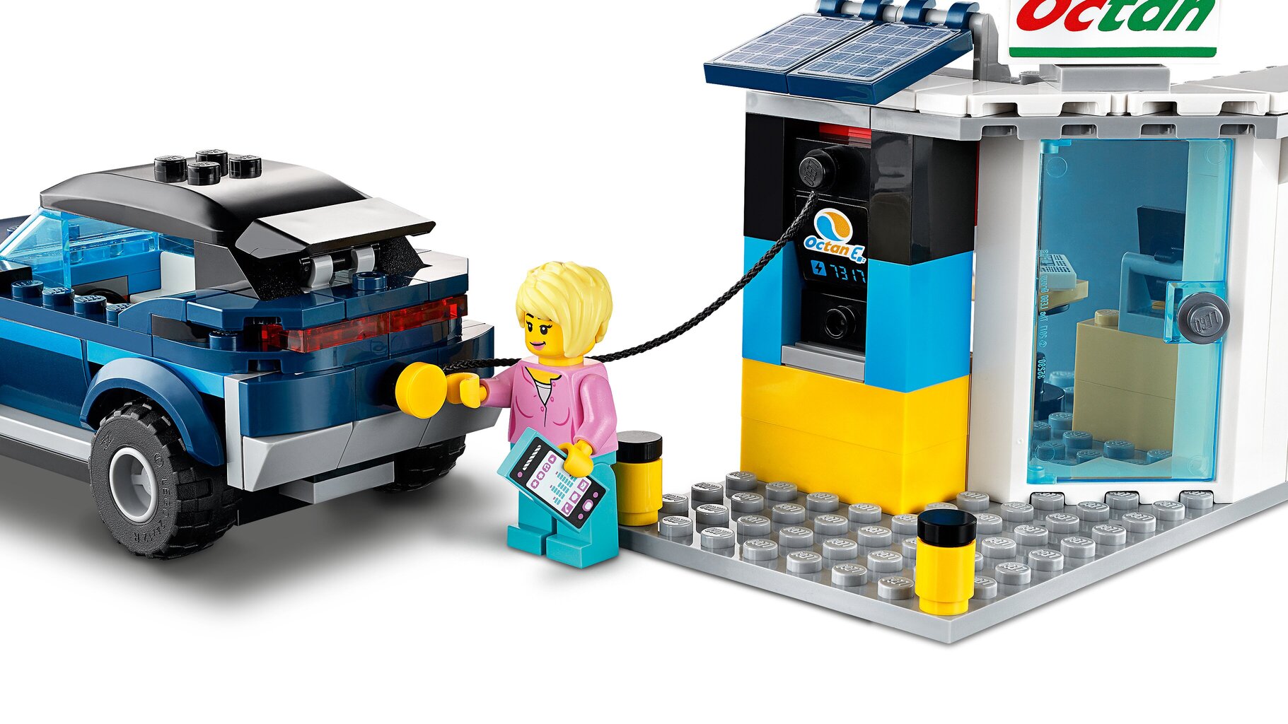 60257 LEGO® City Aptarnavimo stotis kaina ir informacija | Konstruktoriai ir kaladėlės | pigu.lt