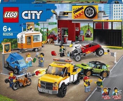 60258 LEGO® City Nitro Wheels Мастерская по усовершенствованию цена и информация | Конструкторы и кубики | pigu.lt