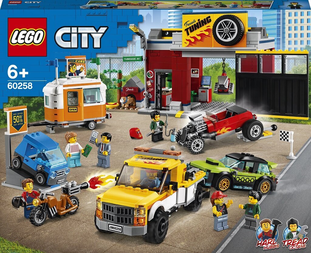 60258 LEGO® City Nitro Wheels Мастерская по усовершенствованию цена |  pigu.lt