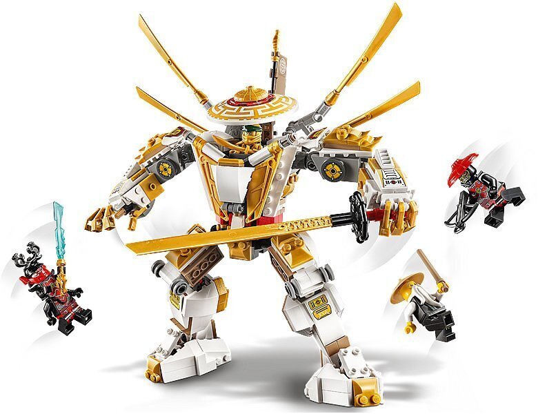 71702 LEGO® NINJAGO Auksinis robotas kaina ir informacija | Konstruktoriai ir kaladėlės | pigu.lt