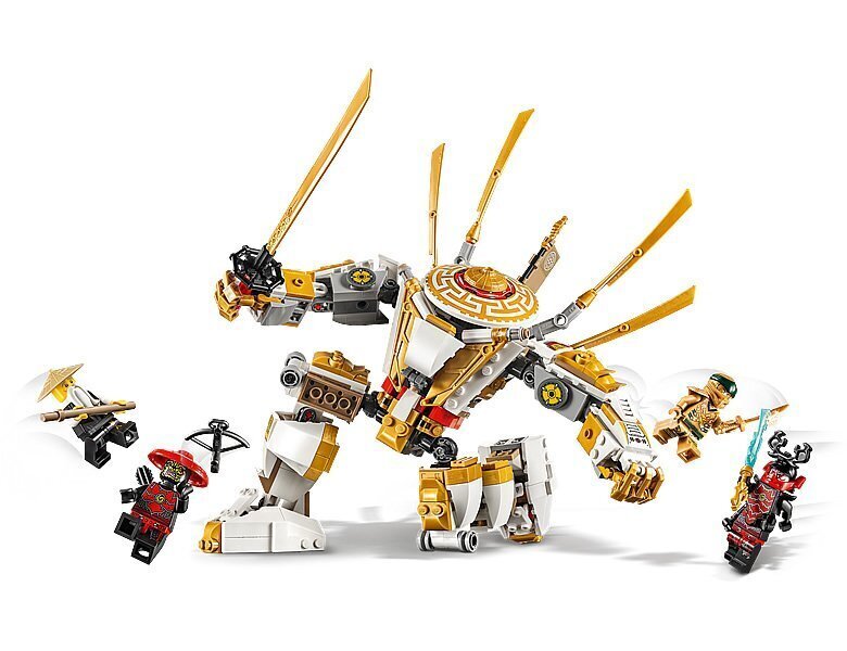 71702 LEGO® NINJAGO Auksinis robotas kaina ir informacija | Konstruktoriai ir kaladėlės | pigu.lt