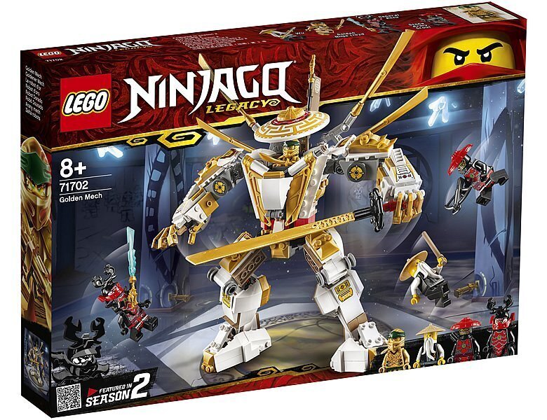 71702 LEGO® NINJAGO Auksinis robotas kaina ir informacija | Konstruktoriai ir kaladėlės | pigu.lt