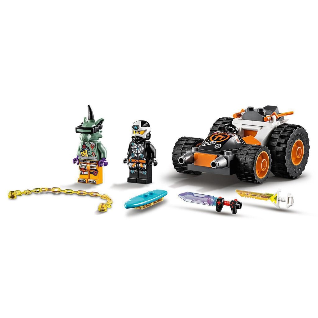 71706 LEGO® NINJAGO Cole lenktynių automobilis kaina ir informacija | Konstruktoriai ir kaladėlės | pigu.lt