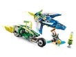 71709 LEGO® NINJAGO Jay ir Lloyd greitieji lenktynių automobiliai kaina ir informacija | Konstruktoriai ir kaladėlės | pigu.lt