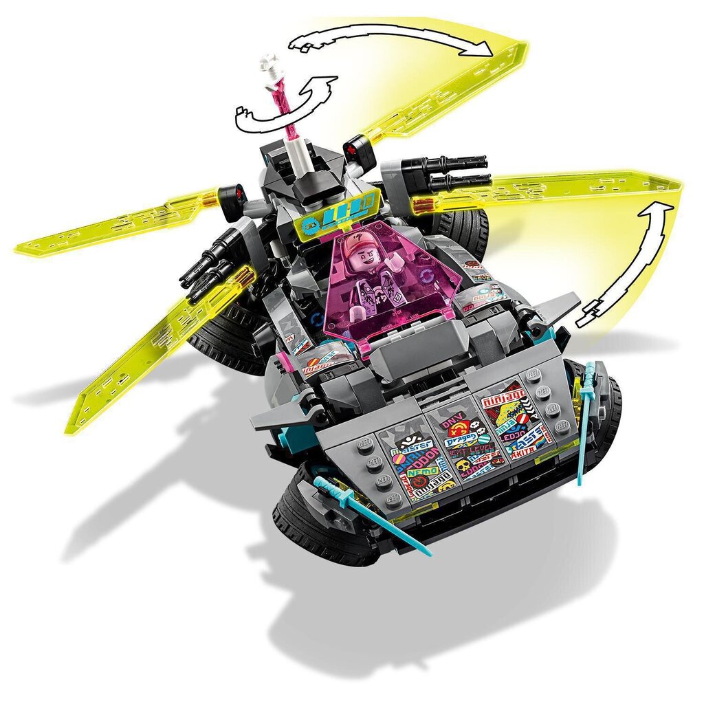 71710 LEGO® NINJAGO Nindzės automobilis kaina ir informacija | Konstruktoriai ir kaladėlės | pigu.lt