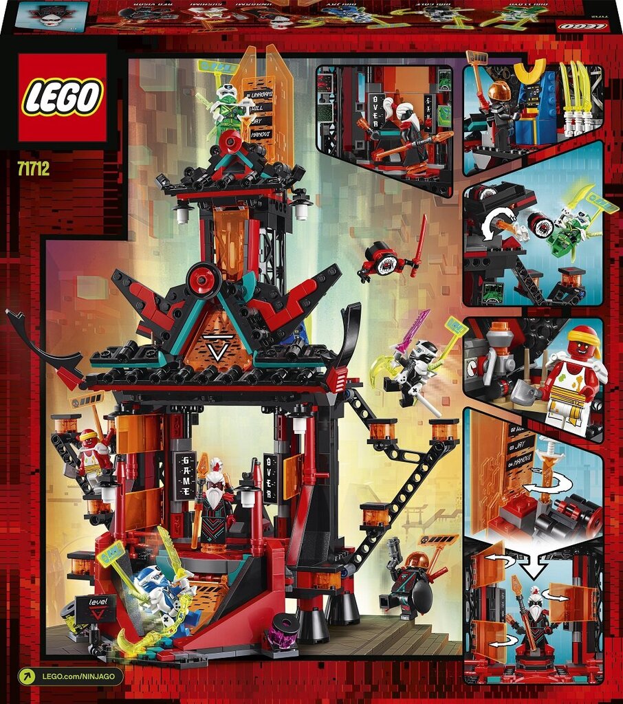 71712 LEGO® NINJAGO Imperijos beprotybės šventovė kaina ir informacija | Konstruktoriai ir kaladėlės | pigu.lt