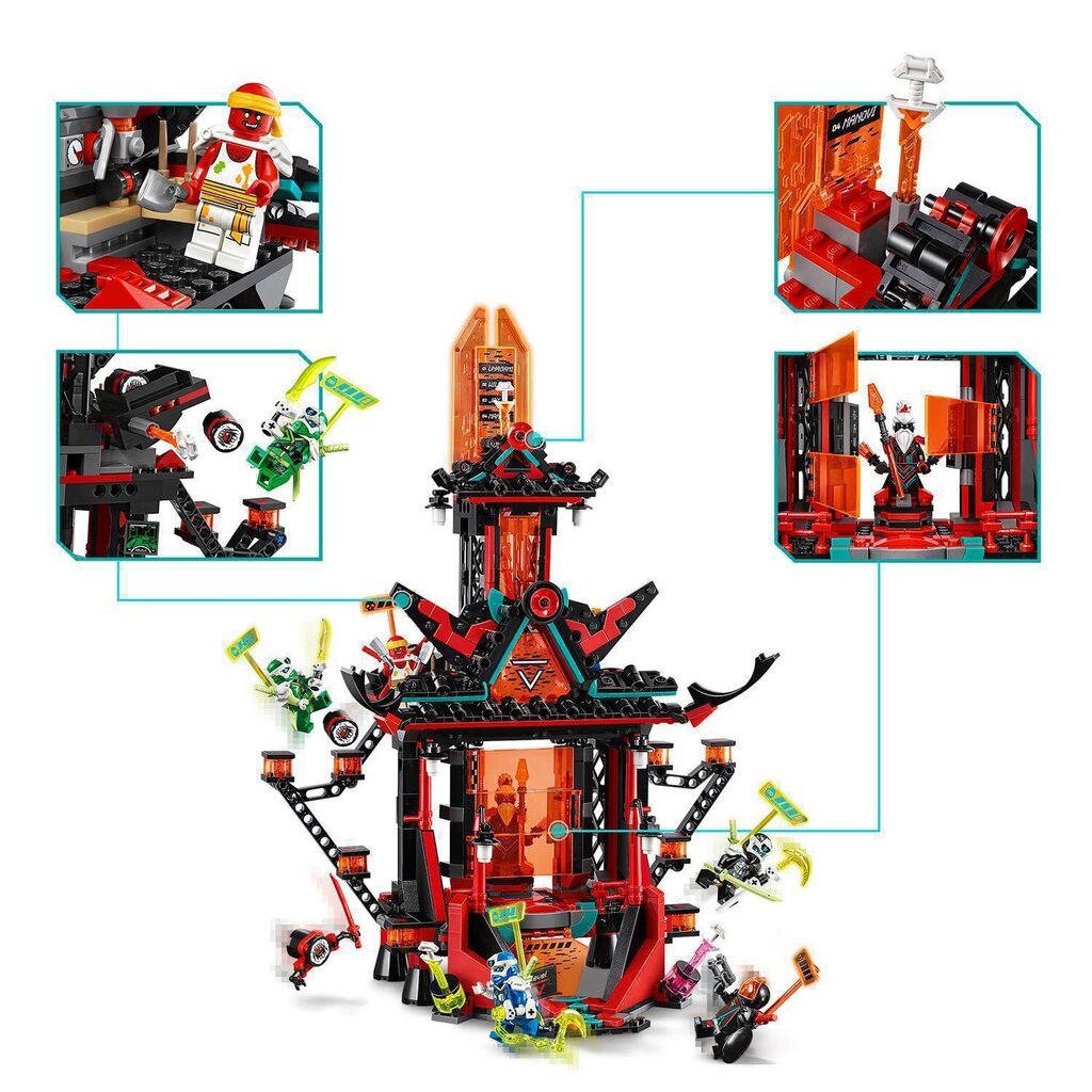 71712 LEGO® NINJAGO Imperijos beprotybės šventovė kaina ir informacija | Konstruktoriai ir kaladėlės | pigu.lt